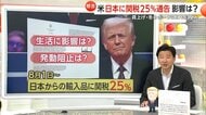 【解説】「日本にはわずか25％の関税を」トランプ大統領が通告…8月1日発動は避けられないのか？賃上げやボーナスなど暮らしへの影響は？