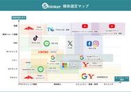 株式会社Shinker、カスタマージャーニーに基づく独自の広告媒体選定マップを公開　―「視覚情報量×ターゲティング精度」で広告媒体を体系化 ―