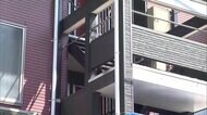 事故直前に階段落下 板で補強 八王子アパート女性転落死