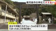 １２月１３日は「正月事始め」の日　鹿児島市の神社ですす払い