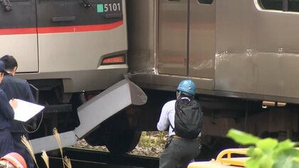 【速報】東急田園都市線脱線事故で今日中の運転再開は難しい見通しに…事故原因の調査「今日中に終了するのは難しい」