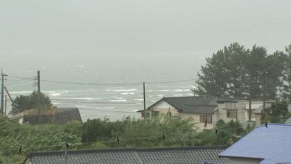 【台風情報】熊本県内で6119世帯9700人が避難　台風10号ゆっくり九州横断へ…接近中の熊本・苓北町の様子は