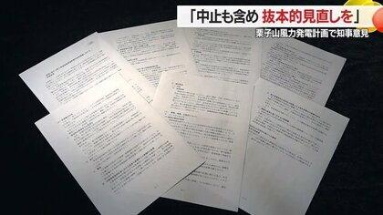 「天然記念物イヌワシの生息に重大な影響」「事業中止含め抜本的見直しを」　栗子山風力発電に知事意見【山形発】