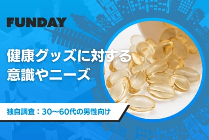 【世界保健デーに寄せて】大人の男性100名に聞いた。健康グッズに対する意識やニーズに関するアンケート