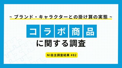 ～ブランド・キャラクターとの掛け算の実態～コラボ商品に関する調査
