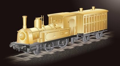1500万円の「純金製1号機関車」をJR東日本が限定発売! 鉄道開業150周年