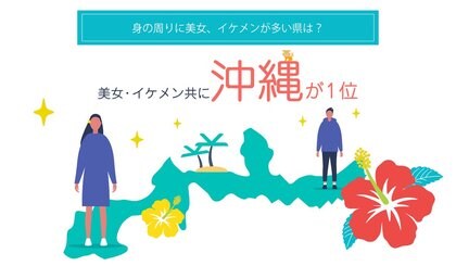 美男美女が最も多いのは沖縄県 全国47都道府県 見た目に関する意識