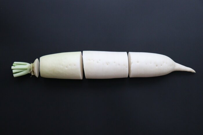 大根は部位によって味わいが異なる