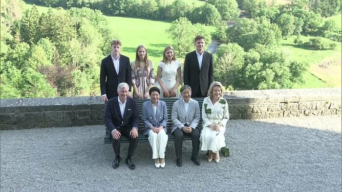国王一家との記念撮影