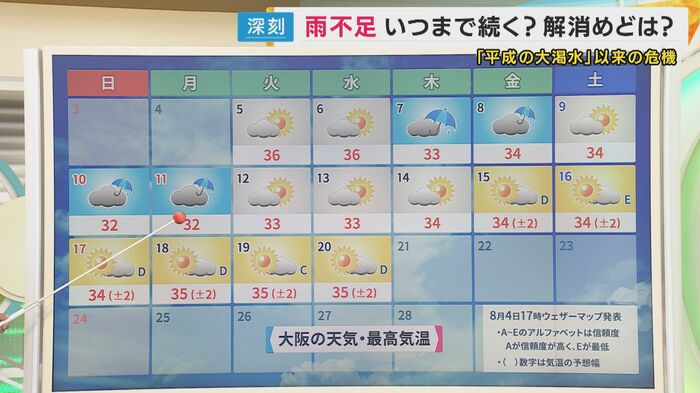 今後の雨は…