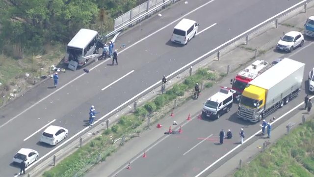 福島県郡山市の磐越自動車道で事故は発生