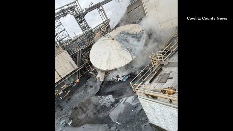 日本製紙グループ子会社のアメリカ工場でタンク破裂 1人死亡、9人が行方不明 日本製紙「速やかに調査進めている」|FNNプライムオンライン