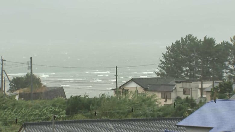 【台風情報】熊本県内で6119世帯9700人が避難　台風10号ゆっくり九州横断へ…接近中の熊本・苓北町の様子は｜FNNプライムオンライン