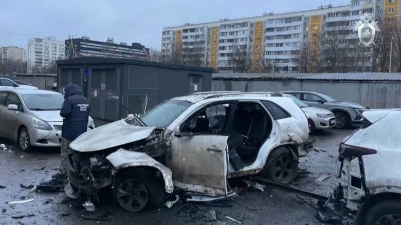 ロシア軍高官の車が運転開始直後に爆発し死亡…車の下に爆発物仕掛けられたか　「ウクライナ特殊部隊が計画の可能性も」捜査当局｜FNNプライムオンライン