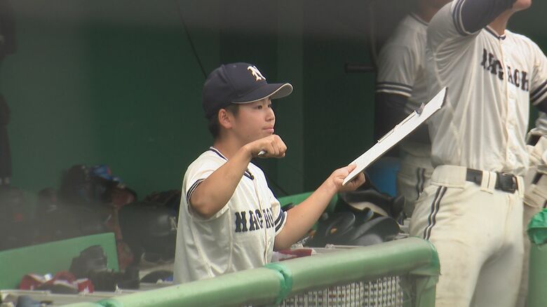 【夏の高校野球・新潟】昨秋の北信越覇者・帝京長岡に挑んだ古豪・長岡  記録員としてベンチから見守った女子主将最後の夏｜FNNプライムオンライン