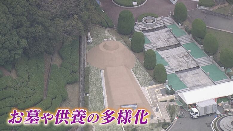 少子化で進む『墓じまい』 継承者いない人増え変わる供養の形 内部に『拝所』永代供養に対応の“古墳”も【福岡発】|FNNプライムオンライン
