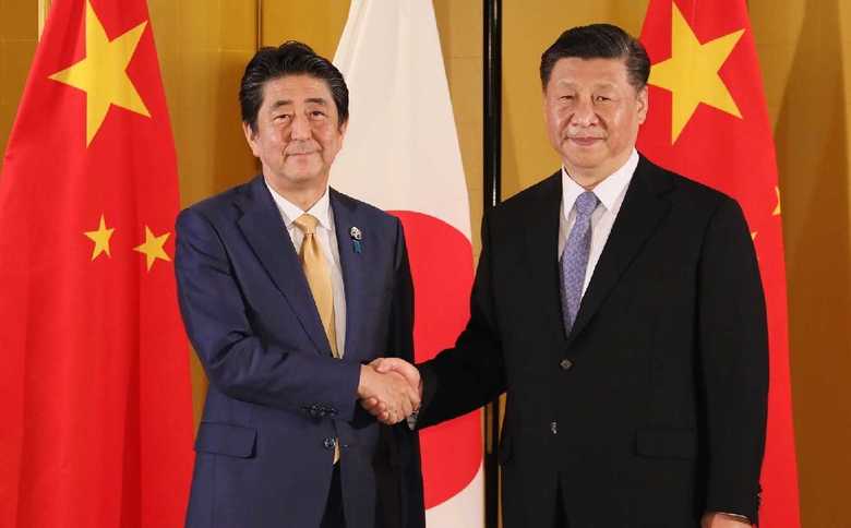 日中首脳会談(首相官邸HPより)
