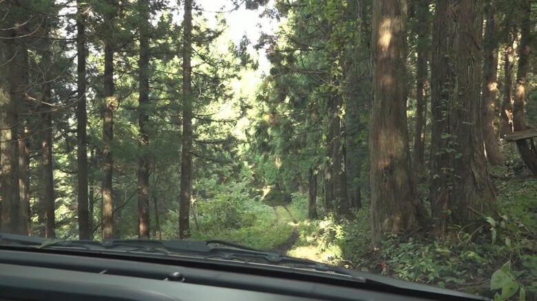 男性2人がクマに襲われた現場（上越市）