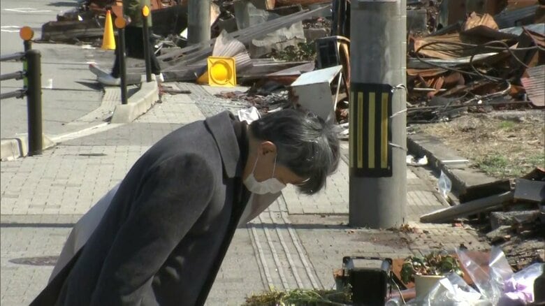 2024年3月　能登の被災地をお見舞いされる両陛下（石川・輪島市）