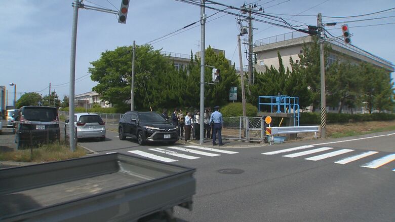 80代の男性がたたずんでいた場所