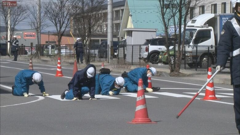 事故現場（長野県佐久市）