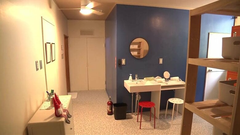 男性用の脱衣所