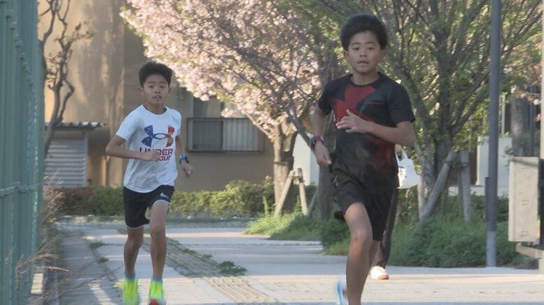 週2回　約10キロの走り込み