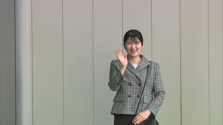 金沢駅に到着された愛子さま(5月19日)