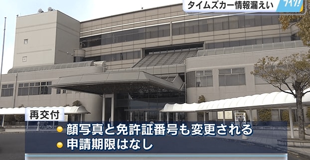 顔写真と免許証番号は変更