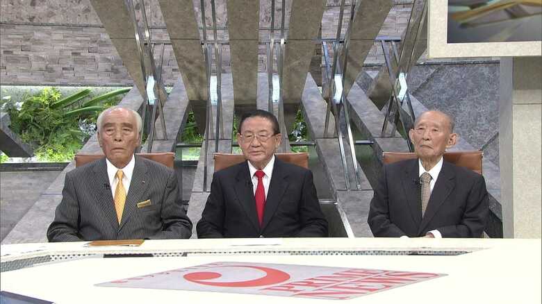 6月7日放送　BSフジLIVEプライムニュースに、石井一氏、藤井裕久氏と出演した山崎拓氏