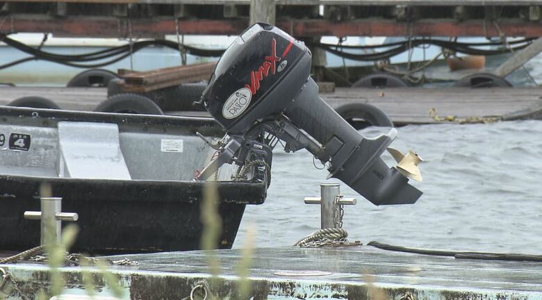 ボート（7月15日、野尻湖）