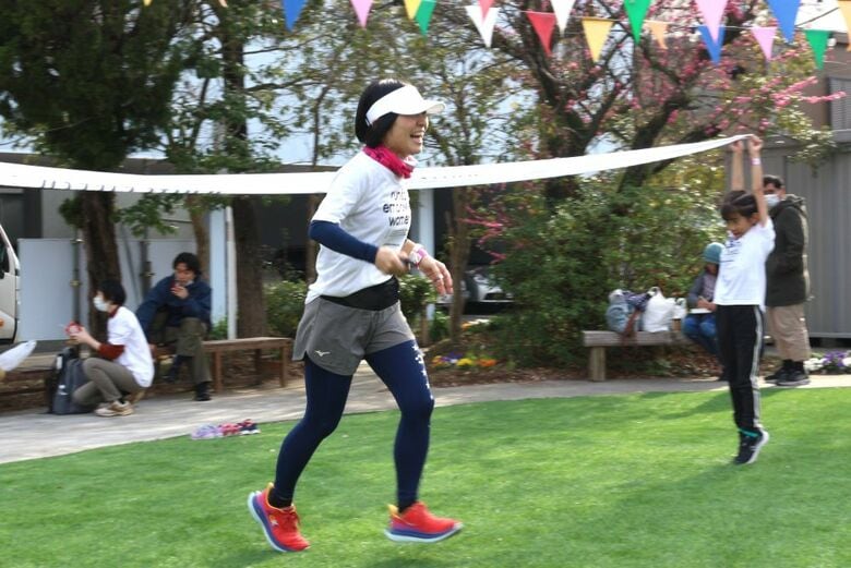 ゴールする小野さん