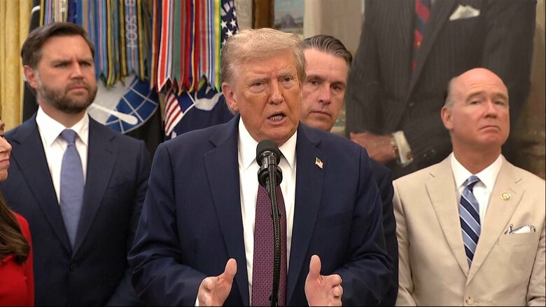 シカゴとボルティモアへの州兵派遣について言及したトランプ氏（9月2日）