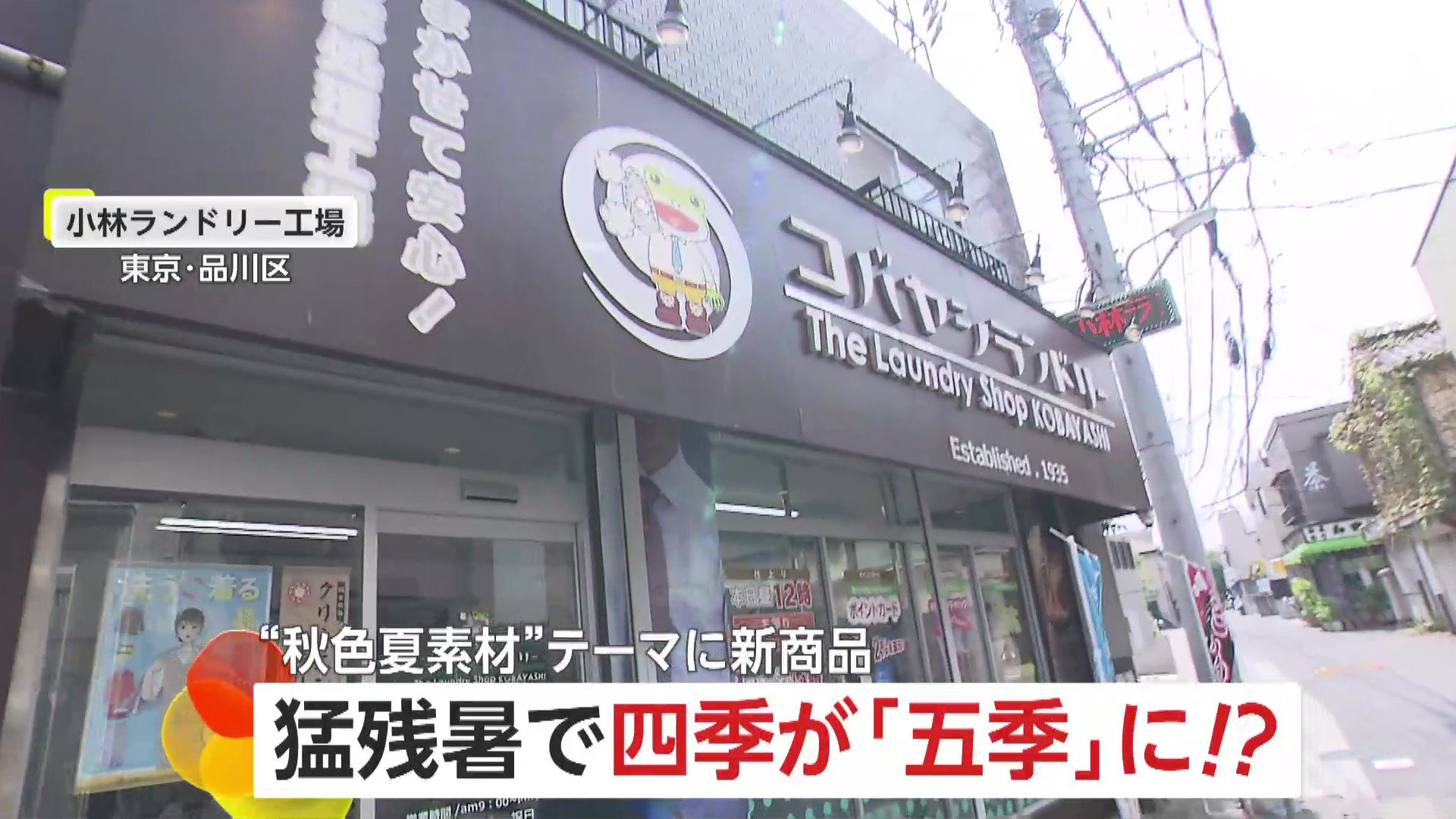 異例の残暑で衣替え進まず“客離れ”「絶望的」クリーニング店の嘆き　四季が“五季”に？…秋冬モノの商品展開にも異変が
