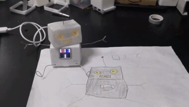 5歳息子が描いた設計図で「ロボット作ってみた」! “ユルかわいい”ボディにほっこり