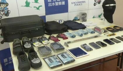 トクリュウか　佐賀狙い強盗計画で5人逮捕　出水で職質、車内にバール・ガスバーナー・目出し帽　【鹿児島】