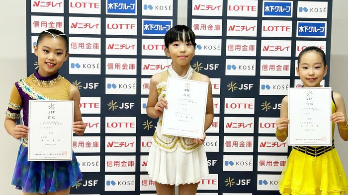 中四国九州選手権ノービスB女子表彰台