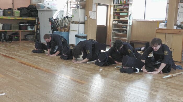 剣道体験は『礼』から始まる