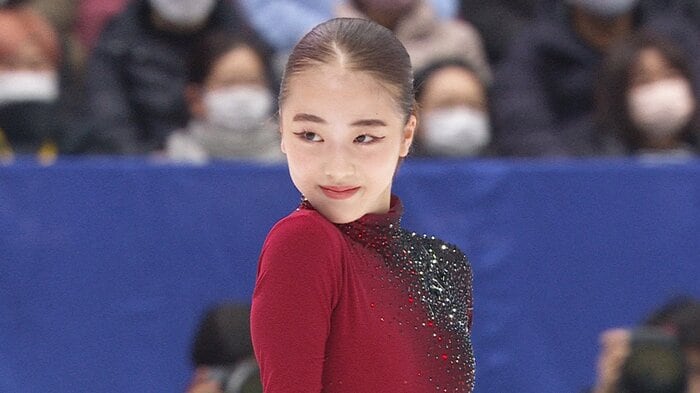 全日本に初出場したジュニア1年目の上薗(2023年)