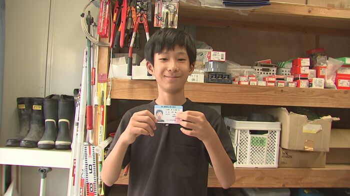 第二種電気工事士に合格した理人くん