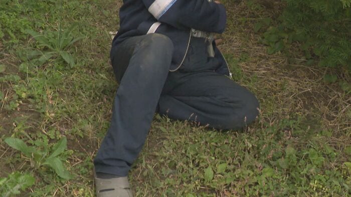 クマに襲われた男性