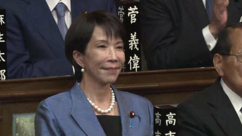 衆院で新首相に高市早苗氏 選出｜FNNプライムオンライン