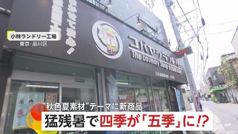 異例の残暑で衣替え進まず“客離れ”「絶望的」クリーニング店の嘆き　四季が“五季”に？…秋冬モノの商品展開にも異変が｜FNNプライムオンライン