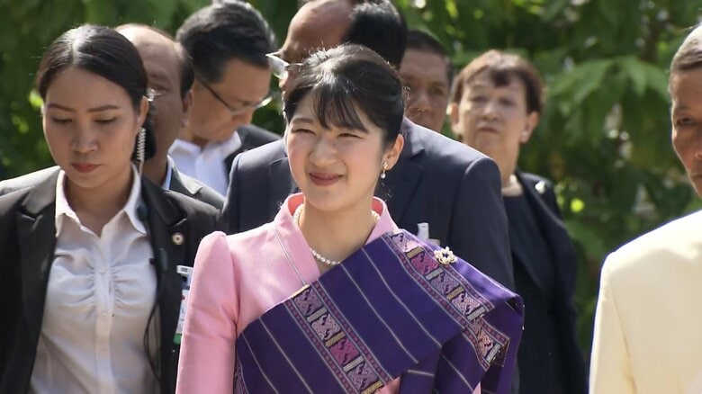 宮内庁取材20年超の記者が見た愛子さま24歳の機転 ラオス国家副主席が「美しい」とつぶやいた民族衣装の着付けに苦戦も…少女を笑顔に|FNNプライムオンライン