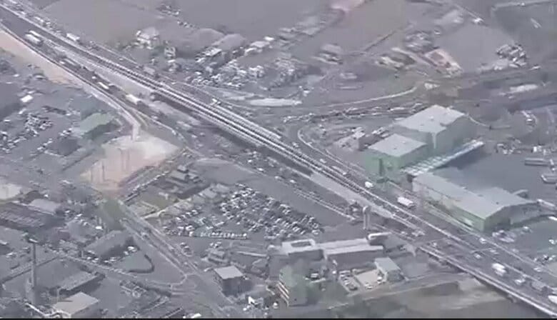 岡山市の渋滞スポット「大樋橋西交差点」８月に交通切り替え…岡山児島線から国道２号合流改善へ【岡山】｜FNNプライムオンライン