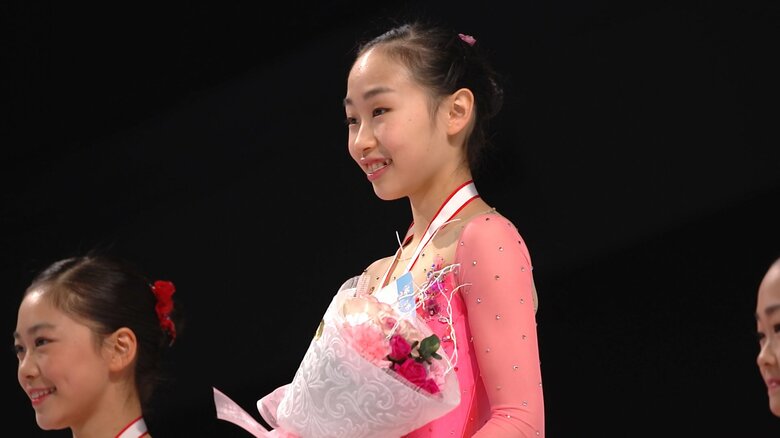 2020年の全日本ジュニア選手権で優勝した松生理乃