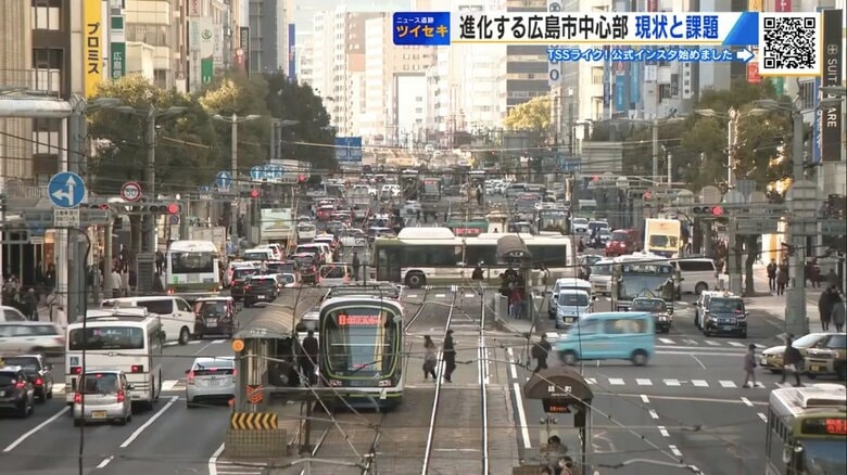 広島市中心部の紙屋町・八丁堀エリア