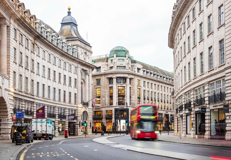 ロンドンの一等地、リージェント・ストリート