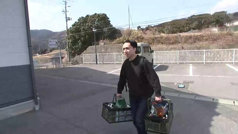 避難所を回り心を込めてコーヒーを振る舞う木崎さん