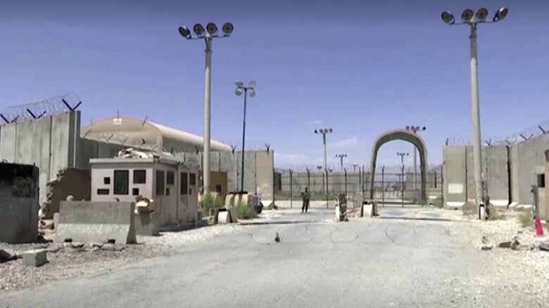 米軍が撤退した後のバグラム空軍基地